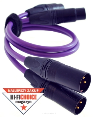 Melodika MD2X10 Kabel 2xXLR - 2xXLR Purple Rain - 1m