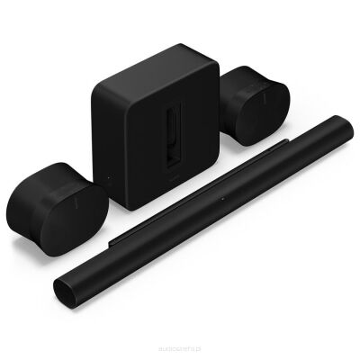 SONOS ARC Ultra + 2 x Era 300 + Sub 4  Zestaw Czarny Autoryzowany Dealer