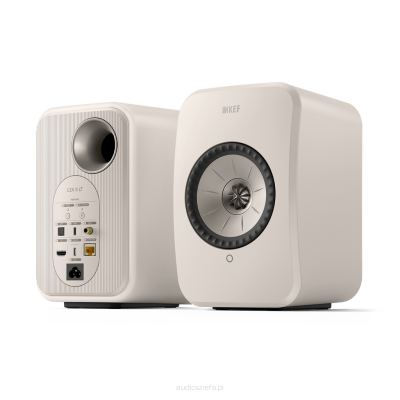 KEF LSX II LT Stone White Aktywne kolumny podstawkowe z Wi-Fi i Bluetooth Autoryzowany Dealer