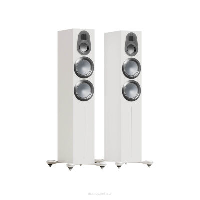 Monitor Audio Gold 6G 300 Biały Satyn Głośniki Podłogowe Autoryzowany Dealer