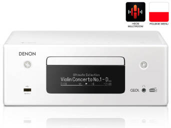 DENON RCDN-11 DAB white Amplituner stereo z CD Autoryzowany Dealer