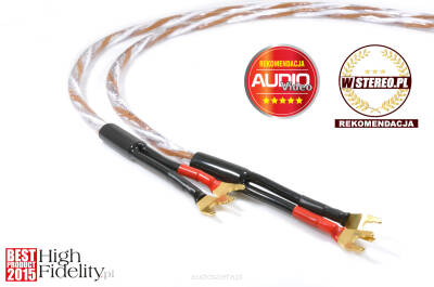 Melodika BSSC4560s Brown Sugar Kabel głośnikowy z widłami - 6m 2 szt.