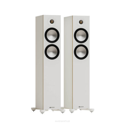 Monitor Audio Bronze 7G 300 Białe Kolumny Podłogowe Autoryzowany Dealer
