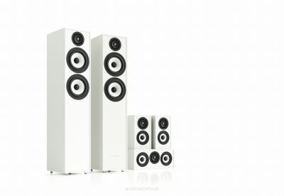 Pylon Audio Zestaw kina Domowego 5.0 Pearl 25 Biały Połysk Autoryzowany Dealer
