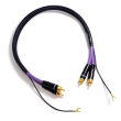 Melodika MDPH07 Kabel 2xRCA PHONO do gramofonu z uziem. 0,75m - 2