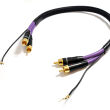 Melodika MDPH07 Kabel 2xRCA PHONO do gramofonu z uziem. 0,75m - 3