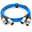 Melodika SB2X20 Kabel / Interkonekt 2xXLR - 2x XLR Sky Blue - 2,0m   Autoryzowany Dealer - 6