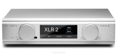 Musical Fidelity NU-VISTA VINYL S Srebrny Audiofilski hi-endowy lampowy przedwzmacniacz gramofonowy MM / MC