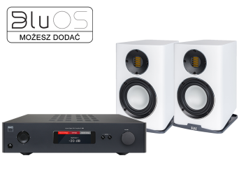 NAD C368 + ELAC Carina BS 243.4 Biały Zestaw Stereo Autoryzowany Dealer