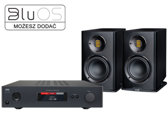 NAD C368 + ELAC Carina BS 243.4 Czarny Zestaw Stereo Autoryzowany Dealer
