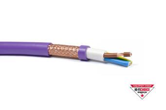 Melodika MDC3250 Purple Rain Przewód zasilający 3x2,5mm2 ekranowany miedź OFC klasy 4N