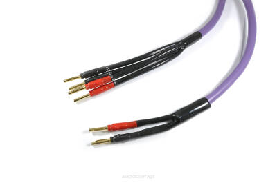 Melodika MDBW41525 Kabel głośnikowy bi-wiring OFC klasy 4N 2x1,5+2x4mm2 - 2,5m 2szt