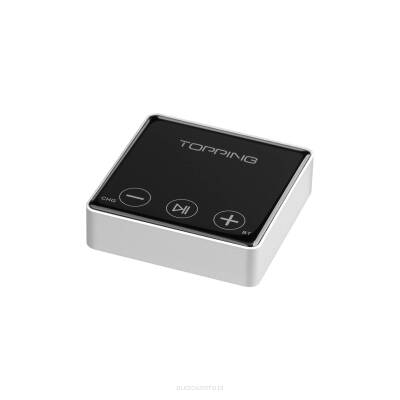 Topping BC3 Bezprzewodowy odbiornik Bluetooth LDAC z wyjściem słuchawkowym Srebrny