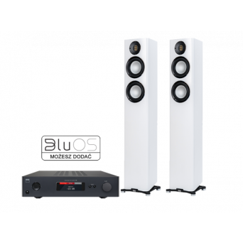 NAD C368 + ELAC Carina FS247.4 Biały Zestaw Stereo Autoryzowany Dealer