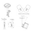 Sonos CEILING MOUNT ONE (Cavus) Biały uchwyt sufitowy do głośnika Sonos ONE Autoryzowane Dealer - 3