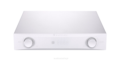 NuPrime IDA-8 Srebrny zintegrowany cyfrowy wzmacniacz stereo 2x100W z przetwornikiem DAC i donglem Bluetooth