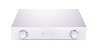 NuPrime IDA-8 Srebrny zintegrowany cyfrowy wzmacniacz stereo 2x100W z przetwornikiem DAC i donglem Bluetooth