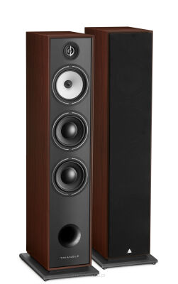 Triangle Borea BR08 kolumny podłogowe (orzech włoski) 3-drożne o mocy 150W Autoryzowany dealer