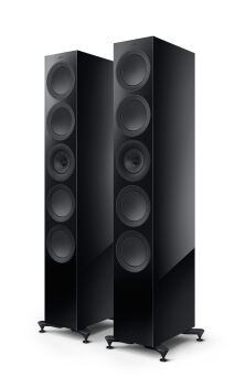 KEF R11 Meta Czarny Połysk Kolumny Podłogowe Autoryzowany Dealer