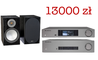 Cambridge Audio CXA81 + CXN v2 + Monitor Audio Silver 7G 100 Czarne